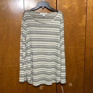 GLORIA VANDERBILT- LIFE WORX- Style Jenna-Woman’s Shirt (L)NWT